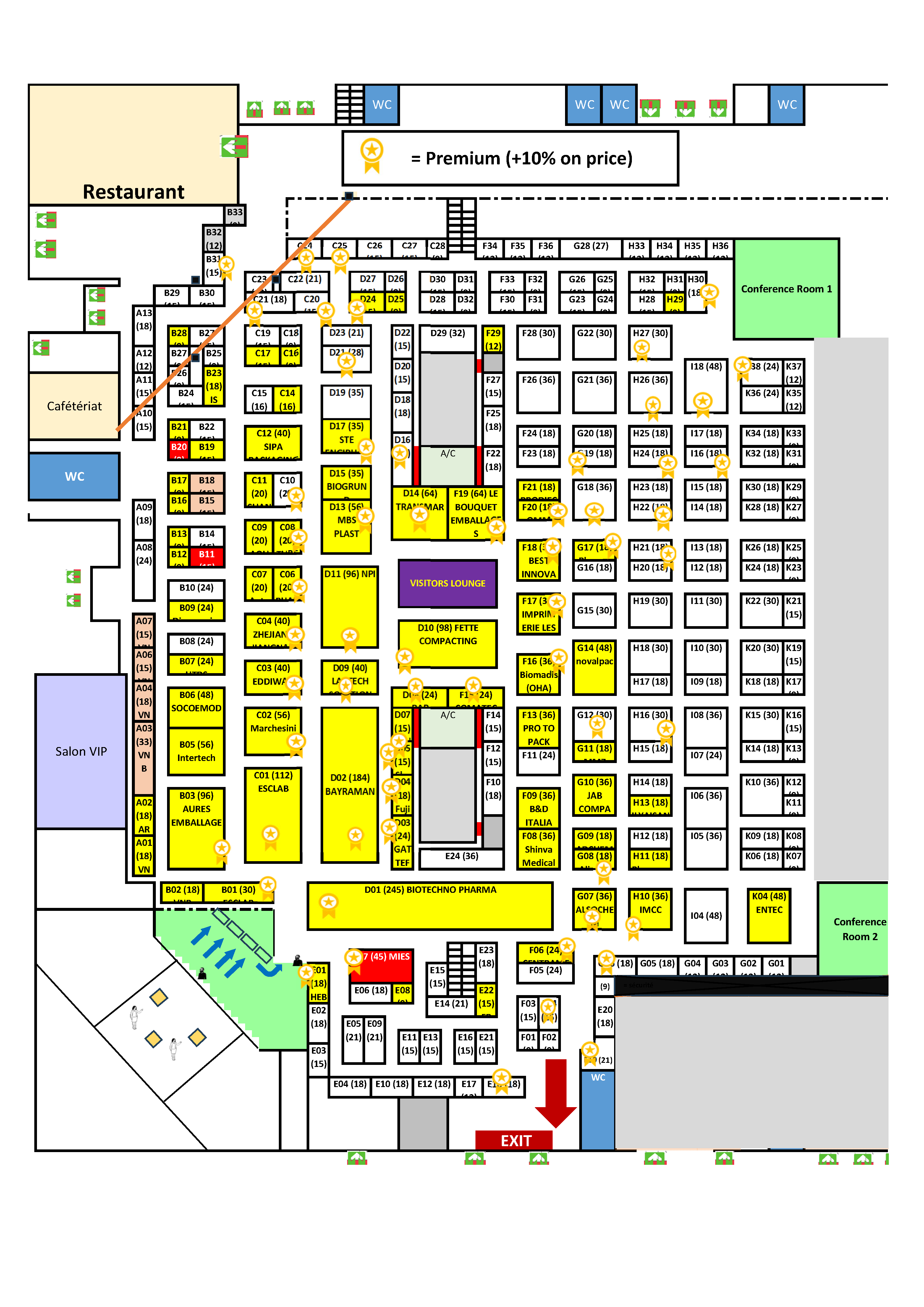 Maghreb Pharma 2027 Floor Plan